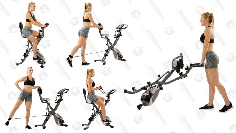 Bicicleta Sunny Health & Fitness plegable | $130 | AmazonGráfico: Shep McAllister